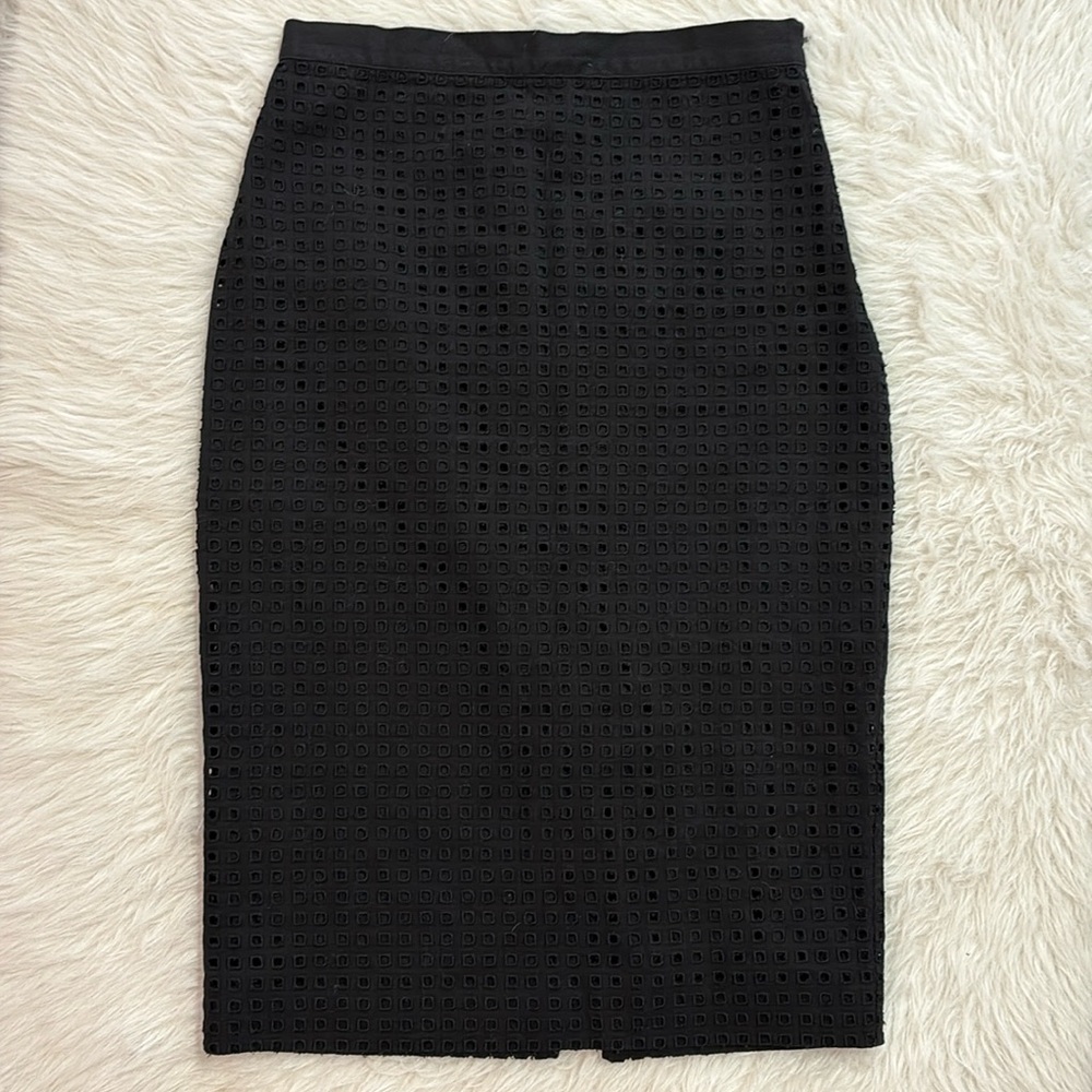 Pierre Balmain Black Pencil Skirt